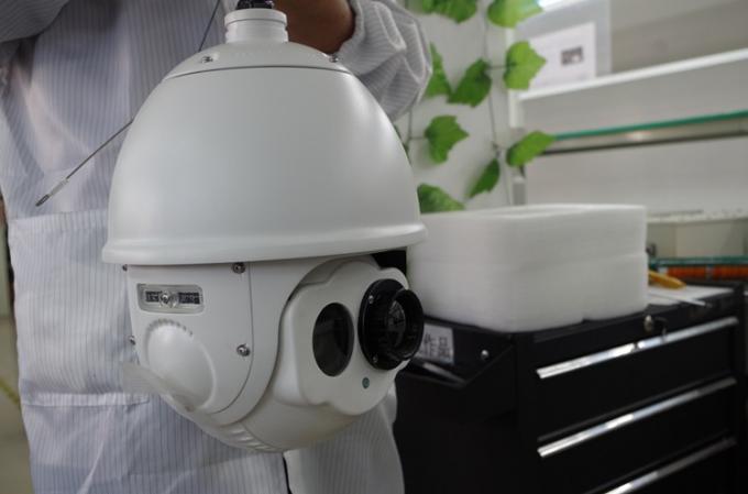 High Speed HD Dome IR IP PTZ Camera 600m 2.1 MP For Factory Surveillance