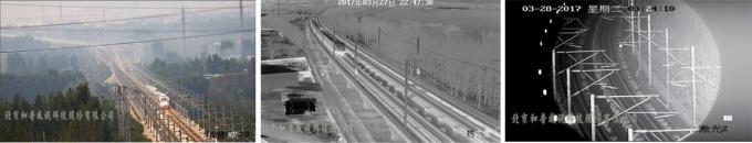 Double Window Long Range Infrared Camera IP66 For 2km Railway Surveillance
