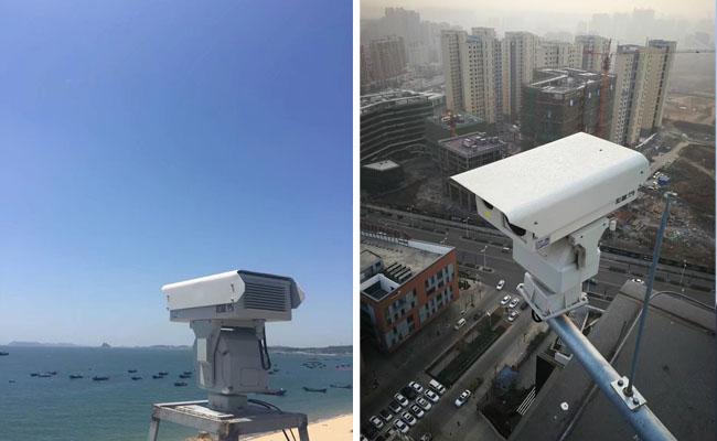 Dual Sensor Thermal Imaging Camera , PTZ infrared Border Surveillance Camera