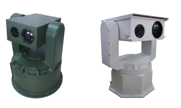 Border Surveillance Thermal Security Camera , Long Range Outdoor Camera With Auto Tracking