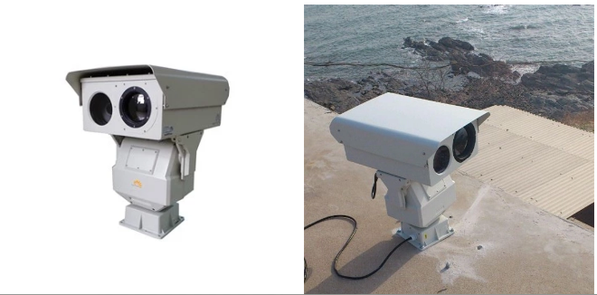 Long Range Marine Surveillance Dual Thermal Camera Uncooled UFPA Sensor