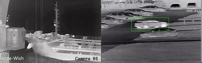 Infrared PTZ Long Range Thermal Camera 2km Night Vision IP66 Waterproof