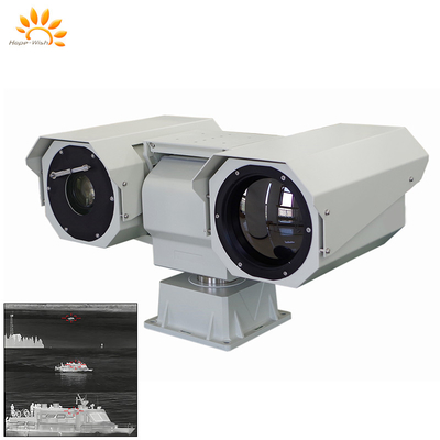 Long Distance Dual Sensor PTZ Thermal Camera Laser 360 Degrees For Enhanced Security And Monitoring
