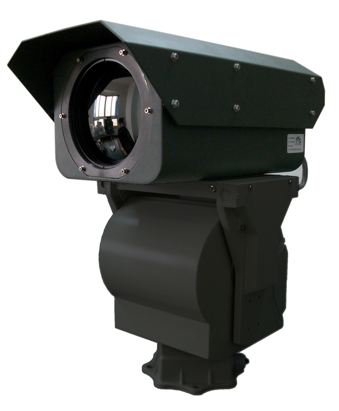 IR Long Distance PTZ Thermal Imaging Camera With 640 * 512 Detector IP66