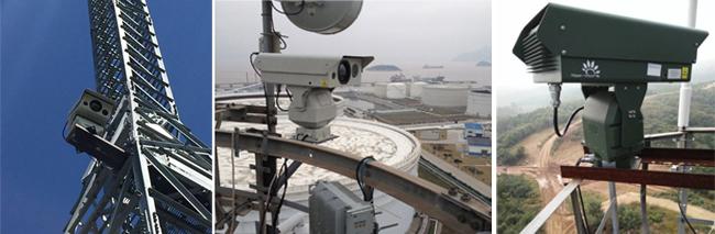 FCC PTZ infrared Night Vision Camera , Railway Long Range Surveillance ...