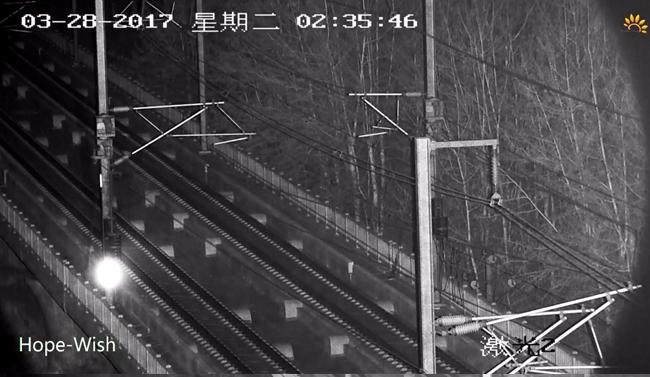 2km Border Surveillance PTZ Infrared Camera , 808nm Long Range CMOS ...