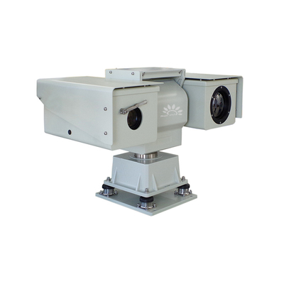 White Long Range Thermal Security Camera With Motion Detection Aluminium Alloy