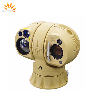 640 X 512 Thermal PTZ Camera With Gps Positioning Accuracy 10 Meters For Surveillance