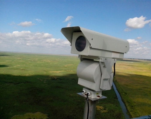 Long Range 1080 P Fog Penetration Camera For Seaport Coastal Surveillance