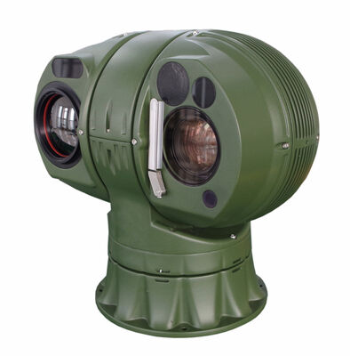 Uncooled Sensor thermal ptz camera offering 12μm pixel size suitable for traffic monitoring and urban security management applications
