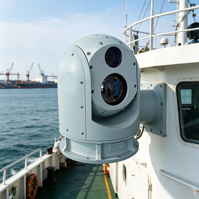 Uncooled thermal ptz camera Long Distance Multi Sensor Thermal Camera for traffic monitoring and urban security applications