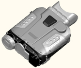 Multi Functional Heat Detecting Binoculars Handheld Cooled 320 × 256 With 10km Detection