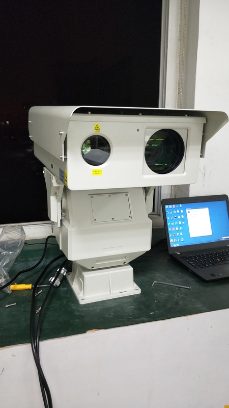 IP66 Long Range Infrared Camera , Thermal Surveillance Camera 3km Laser Illuminator