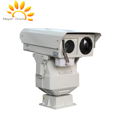 PTZ Dual Thermal Imaging Camera HD Surveillance System With LRF