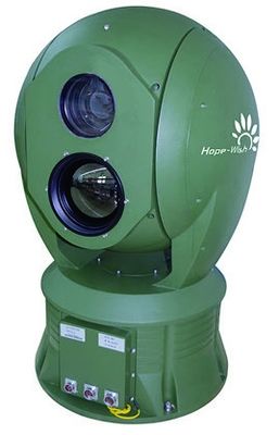  Grade Multi Sensor Long Range Thermal , PTZ GYRO Laser Security Camera