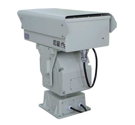 Dual Sensor Surveillance Camera 640x512 Thermal PTZ Camera With Digital Detail Enhancement