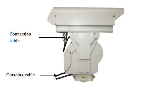 FCC  Grade Thermal Camera For Border Security , White Infrared Thermal Camera