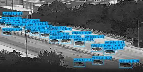 Dual Sensor Surveillance Camera Long Range Security Camera Capable of Recognizing Vehicles