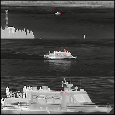 Long Distance Dual Sensor Thermal Camera long range ptz camera long range security camera