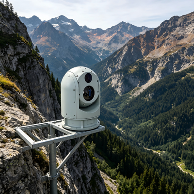 280mm 400mm Thermal Surveillance System Long Distance Multi Sensor Thermal Camera