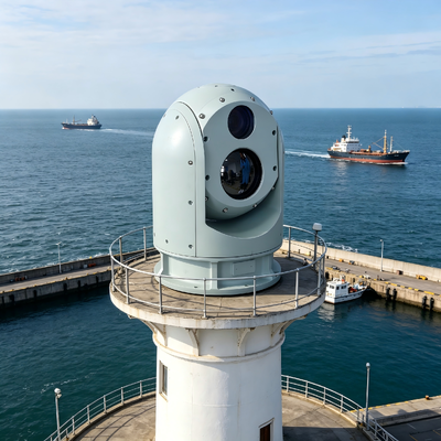 Thermal Surveillance System Long Distance Multi Sensor Thermal Camera for Perimeter Security Applications