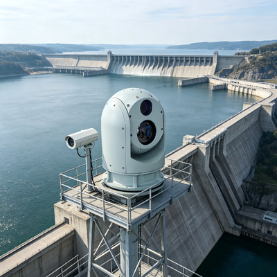 Thermal Surveillance System Long Distance Multi Sensor Thermal Camera for Perimeter Security Applications
