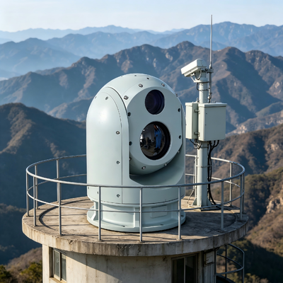 Uncooled Sensor Thermal Security Camera Less Long Distance Multi Sensor Thermal Camera for Surveillance and Perimeter Security