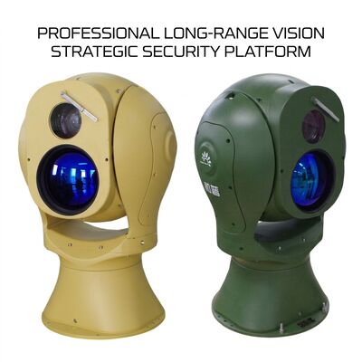 PTZ Thermal Imaging Camera with 10x Optical Zoom IP66 Weatherproof and Intelligent Tracking for Perimeter Security