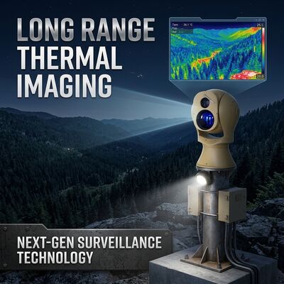 Multi-spectrum Optical Electronical Platform Long Range Infrared Camera with Thermal Lens
