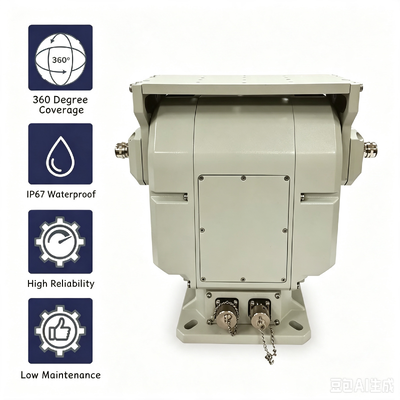 Heavy Duty 30kg Payload Pan Tilt Unit with 360° Continuous Rotation and IP66 Protection