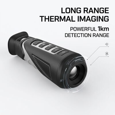 Lightweight Handheld Monocular Thermal Camera, Long Distance Infrared Thermal Scope for Security Patrol