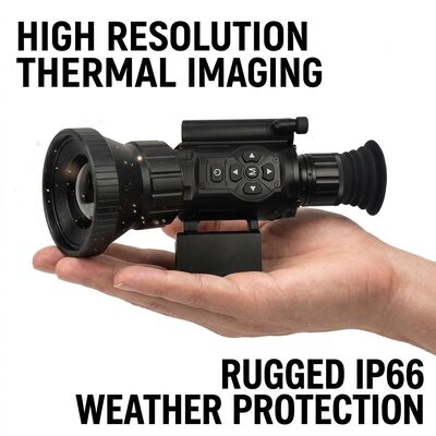 Portable Handheld Monocular Thermal Sight Camera, Infrared Thermal Imaging Device for Security Search & Wildlife Detection