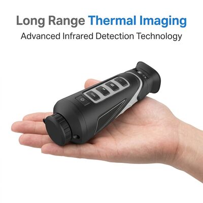 Lightweight Handheld Monocular Thermal Camera, Long Distance Infrared Thermal Scope for Security Patrol