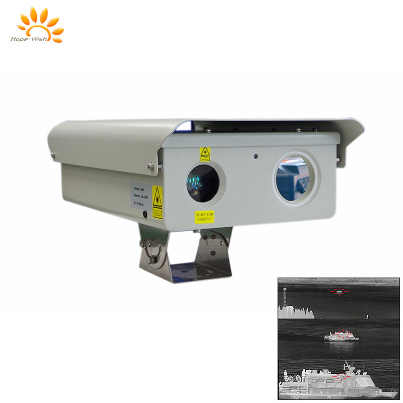 PTZ Laser Camera 1080P Resolution Wide Pan Long Range For Marine ...