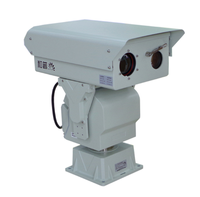 Dual Sensor Surveillance Camera 640x512 Thermal PTZ Camera With Digital Detail Enhancement