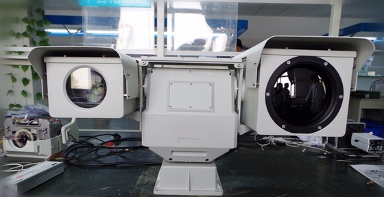Mobile / Vehicle Dual Thermal Camera Weatherproof With 10km Ir Distance