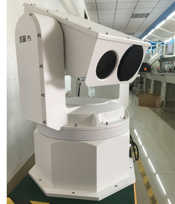 White Border Thermal Surveillance System PTZ Thermal Imaging Security Camera