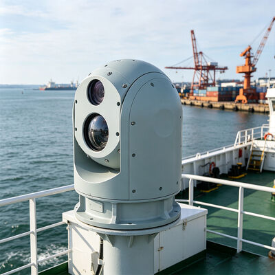 Uncooled Sensor Thermal Surveillance System Long Distance Multi Sensor Thermal Camera